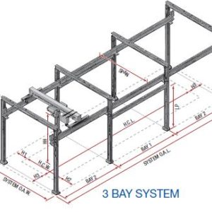Freedom Frame Runway Systems 3 Bays