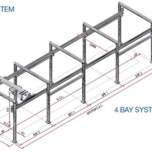 Freedom Frame Runway Systems 4 Bays